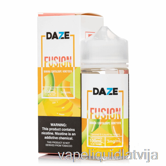 Banānu Kantalupa Medusrasa - 7 Daze Fusion - 100ml 0mg Vape šķidrums